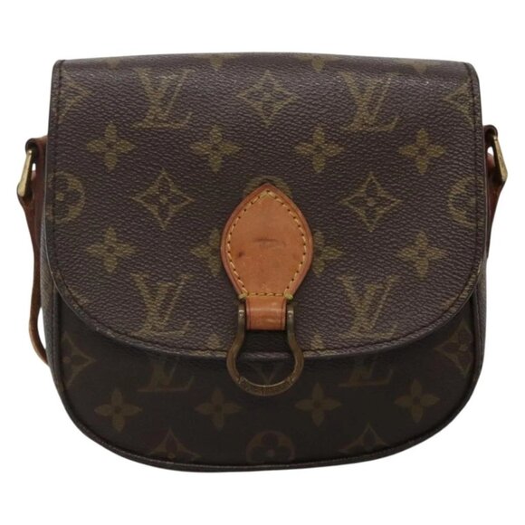 LOUIS VUITTON Monogram Saint Cloud MM Shoulder Bag M51243 LV Auth yk18915 - Picture 1 of 16